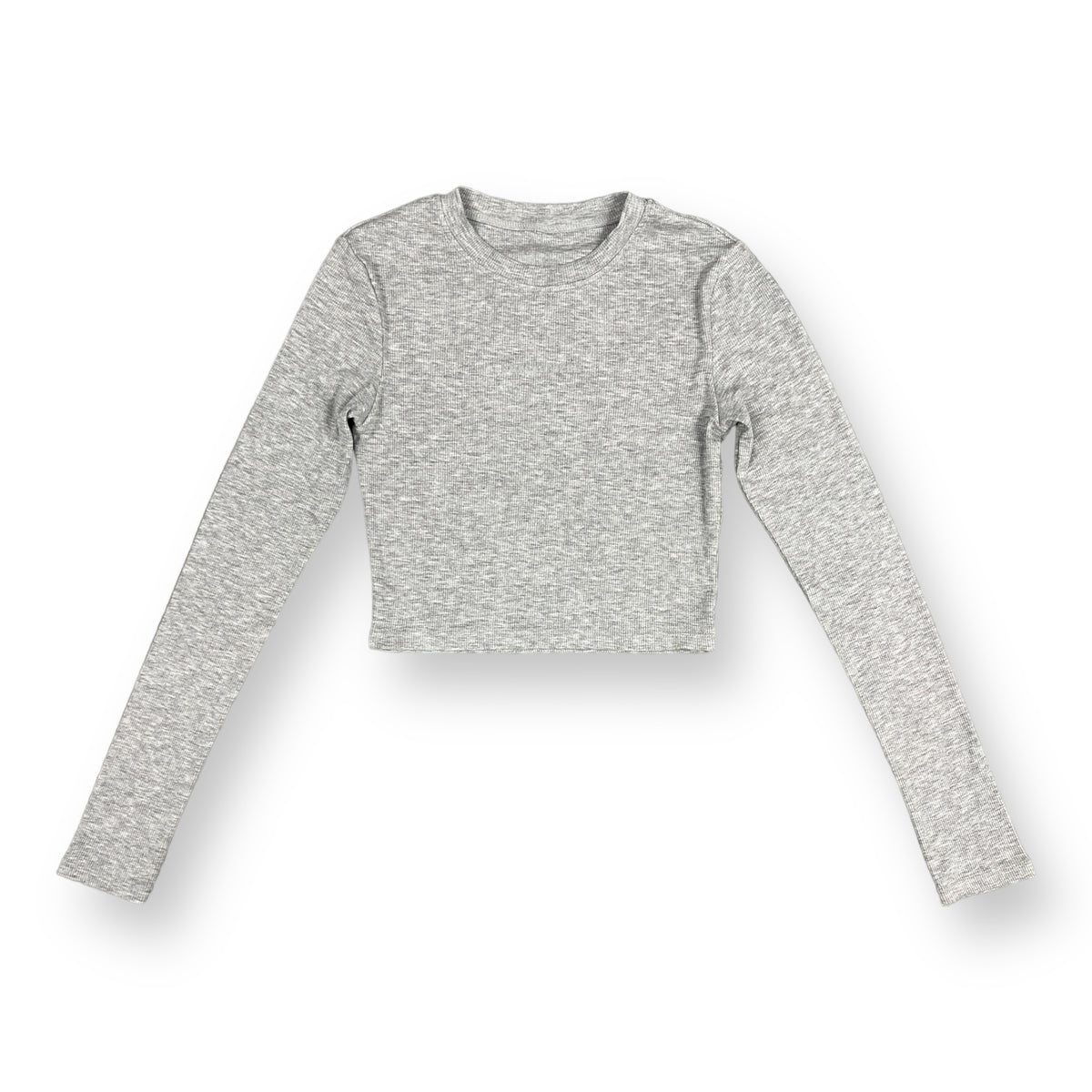 Ribbed Crop Long Sleeve