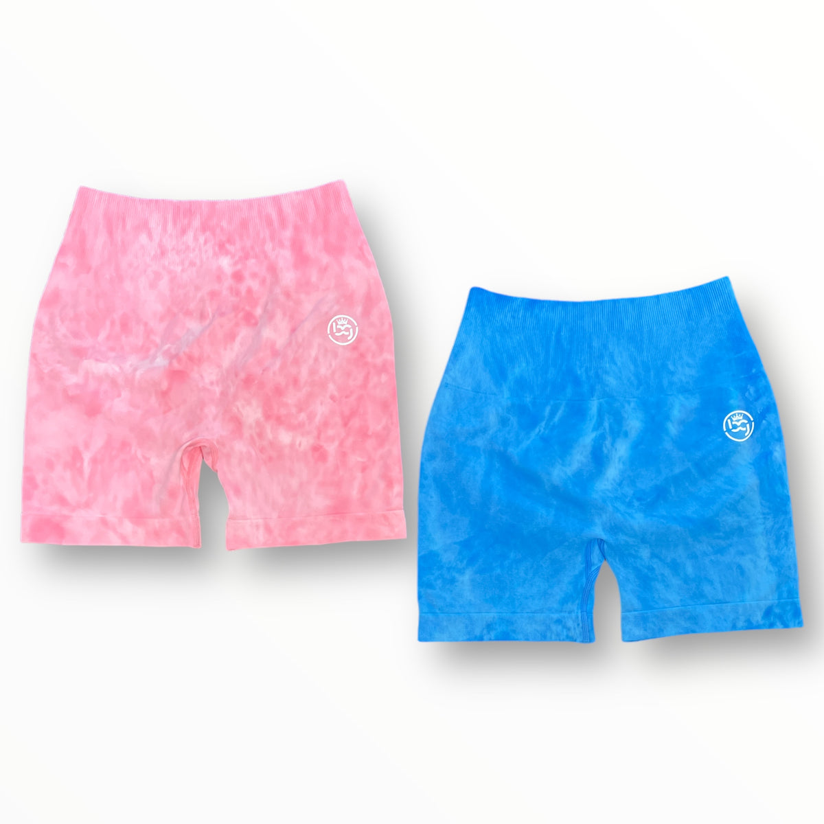 Washed Dye Biker Short