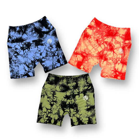 5" Tie Dye Biker Short