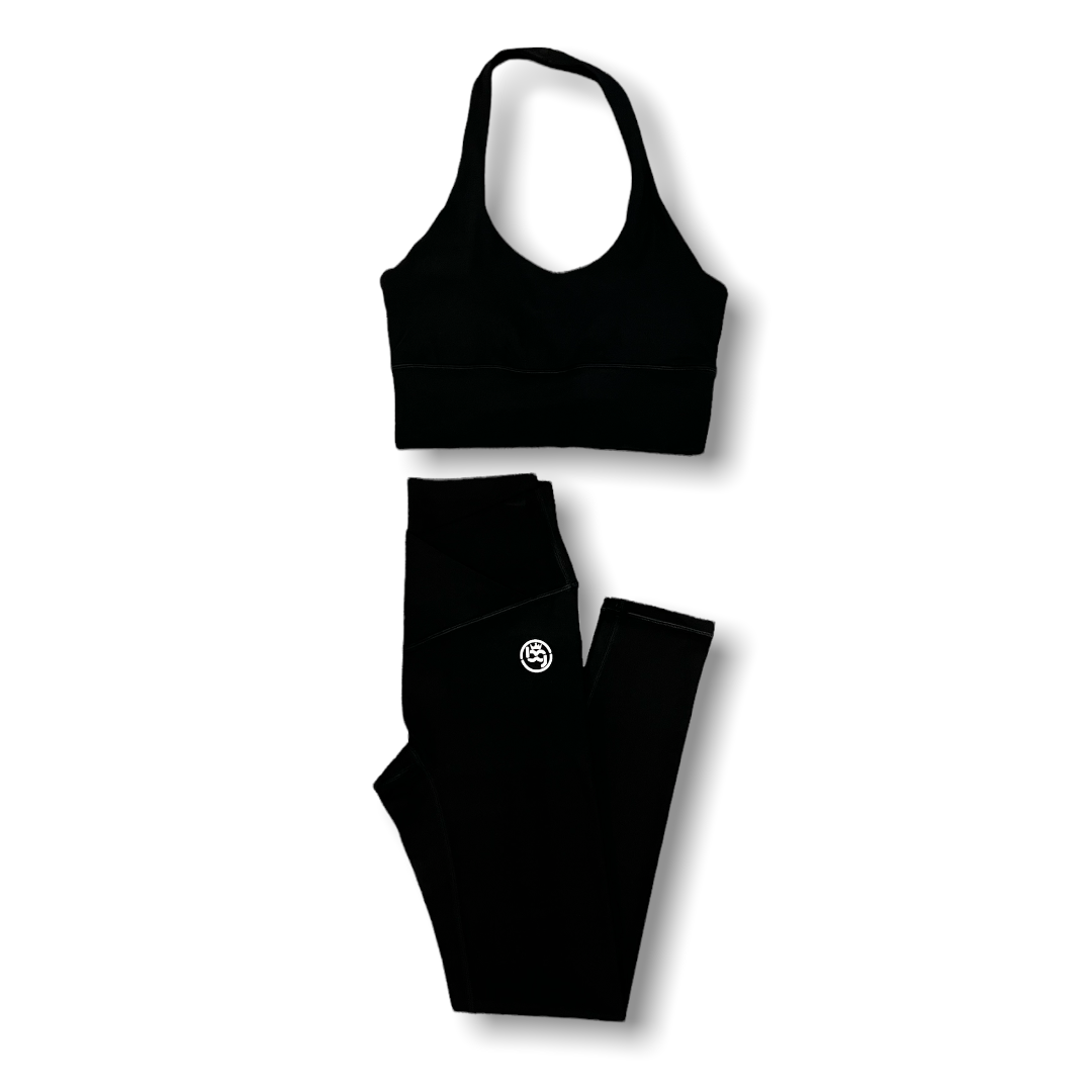 Halter Crossover Legging Set
