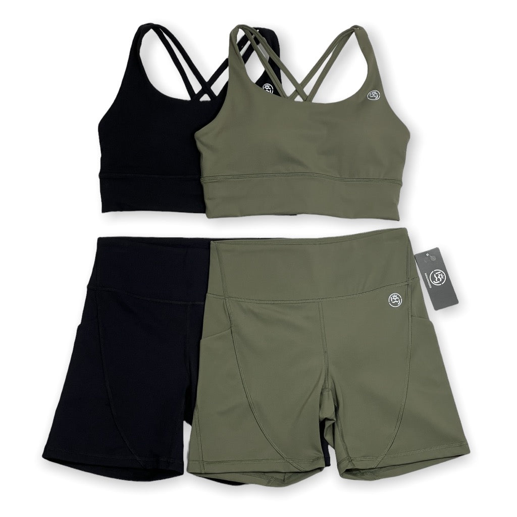 Athletic Biker Short Set