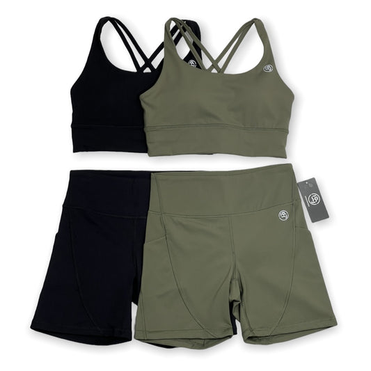 Athletic Biker Short Set