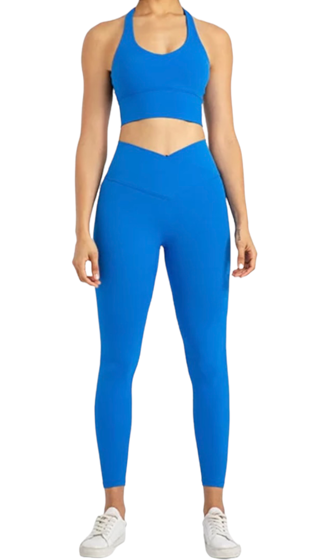 Halter Crossover Legging Set